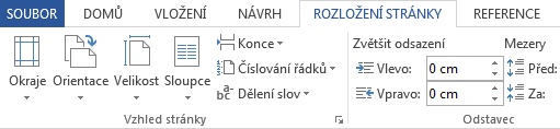 Karta Rozloen strnky